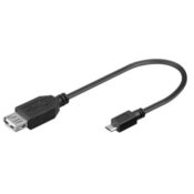 Cavo OTG Micro a USB 0,20Mt