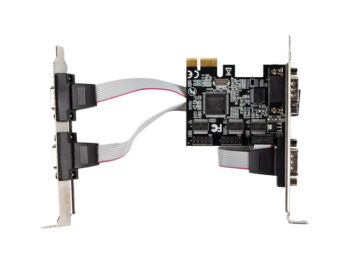 Scheda PCI-E 4 Com LOW PROFILE BRACKET