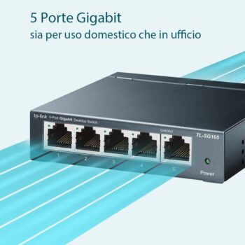 Switch di rete Tp-Link 5 Porte Gigabit
