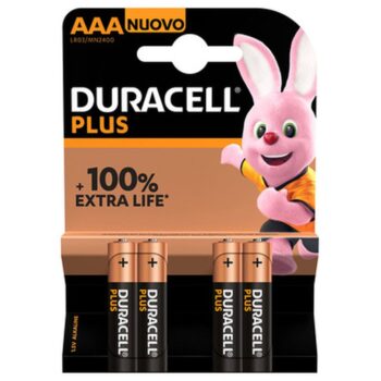 Batteria Duracell AAA 1.5V Blister 4Pz