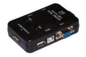 Switch Kvm USB VGA per 2 PC cavi inclusi