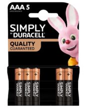 Batteria Duracell AAA 1.5V Blister 5Pz