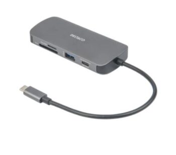 Multiporta Type C a USB-A/RJ45/HDMI/SD 100WPD