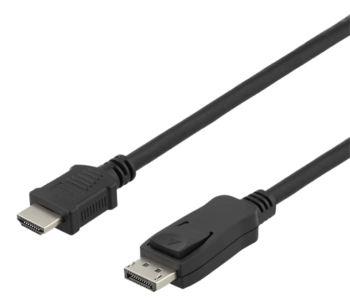 Cavo Deltaco Displayport(M) a HDMI 1Mt