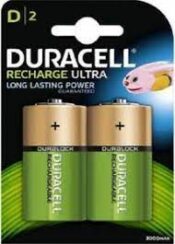 Batteria Duracell Ricaricab.LR20 3000mah 2Pz