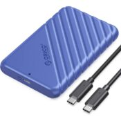 Box esterno x SSD/HDD 2,5 Sata3 Usb3.0 blu