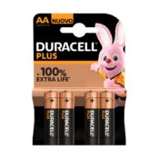 Batteria DuracellAA Stilo 1.5V Blister 4Pz