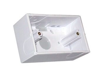 Scatola a muro per Placche RJ45 colore Bianco