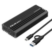 Box Qoltec per M.2 Sata/NVMe USB-C 3.1