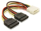 Cavo InLine alimentazione Molex a 2x Sata