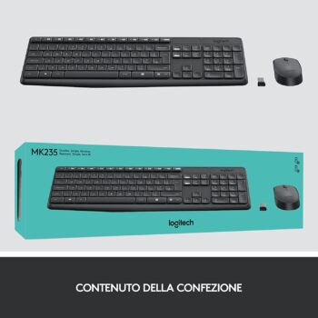 Tastiera e Mouse Wireless Logitech MK235