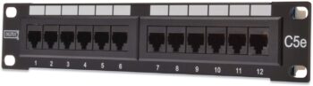 Patch Panel 10" 12 Porte Cat.5e Utp