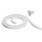 Canalina coprifilo spirale 25mm 5mt Bianco