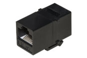 Frutto Keystone passante F/F RJ45 Cat.5e Utp