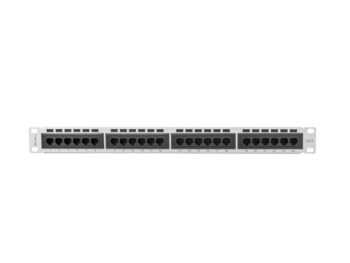 Patch Panel 24 Porte Cat.6 Grigio