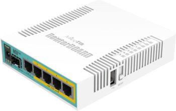 Mikrotik hEX PoE router cablato Bianco