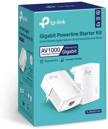 Powerline Tp-Link Ethernet Gigabit AV1000 kit