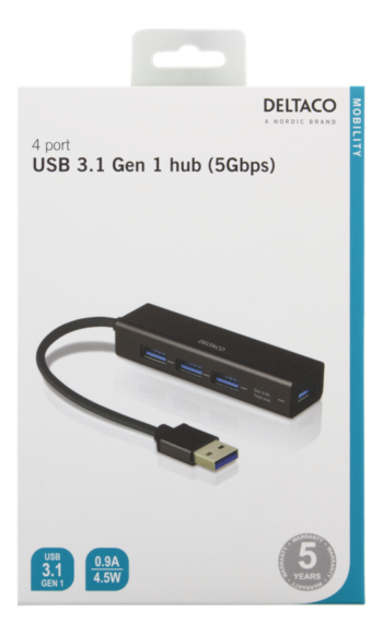 HUB USB 3.1 4 porte