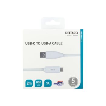 Cavo Deltaco Type C a USB 2.0 M. da 2Mt