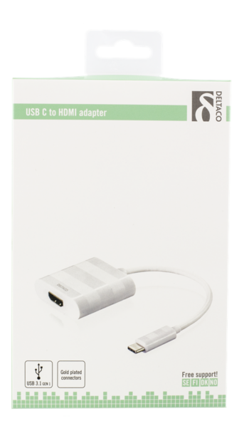 Adattatore Deltaco Type C a Hdmi