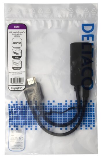 Adattatore Deltaco da HDMI a Displayport