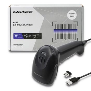 Lettore Barcode Qoltec 2D Laser Wireless