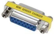 Adattatore Mini Gender Changer, 2XDB15-F