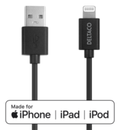 Cavo Deltaco da Lightning a Usb 2Mt