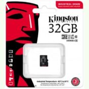 Micro SD Kingston 32 GB CL10 Industrial.