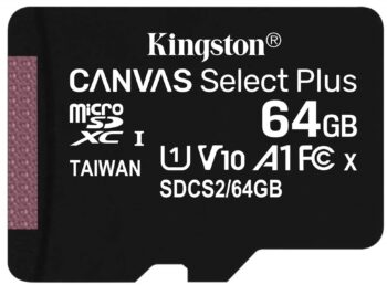 Micro SD Kingston 64GB CL10 100MB/s