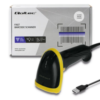 Lettore Barcode Qoltec 1D/2D Laser Usb