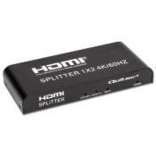 Splitter HDMI, 1 in a 2 out , 4K, HDCP nero