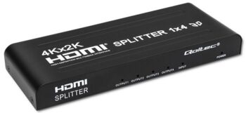 Splitter HDMI, 1 in a 4 out , 4K, nero